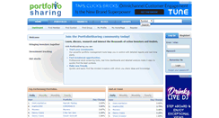 Desktop Screenshot of portfoliosharing.com